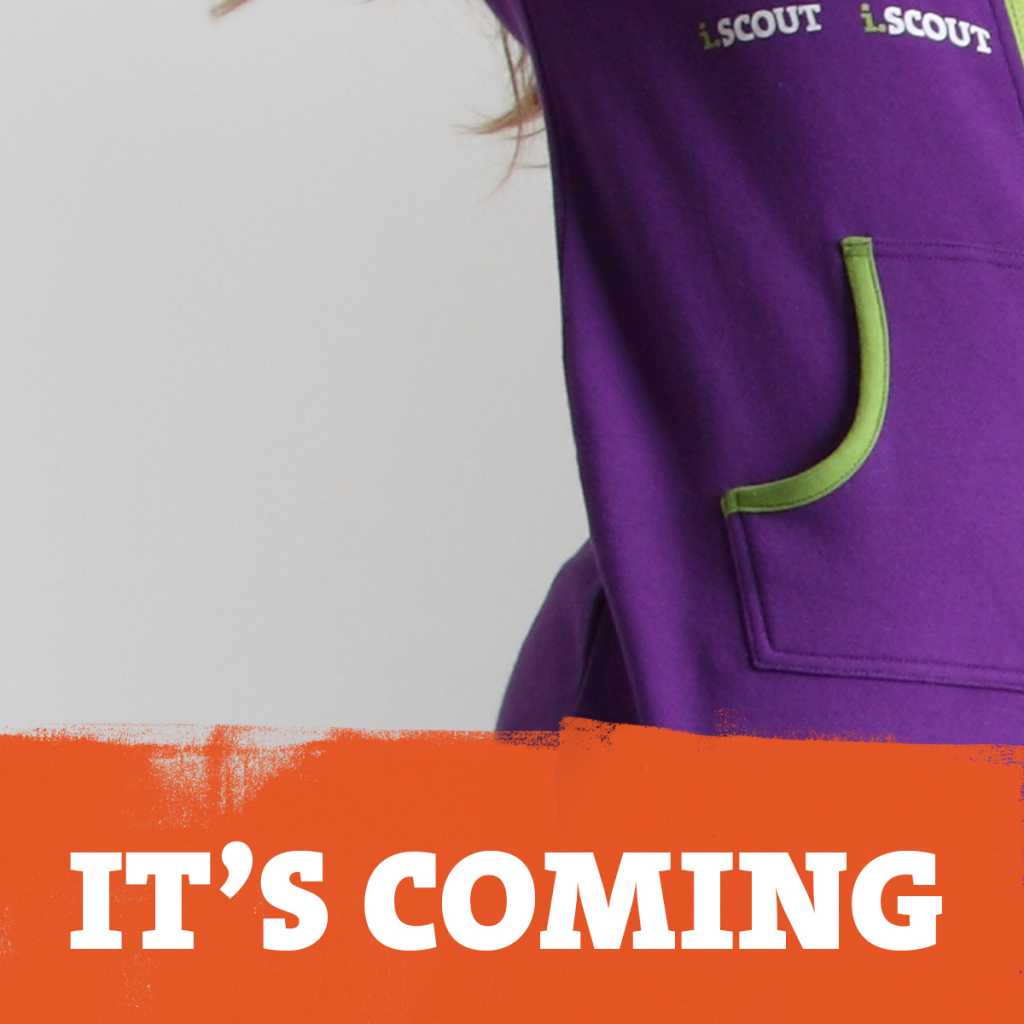 Teaser campaign with "it's coming" and snap shot of a new clothing product